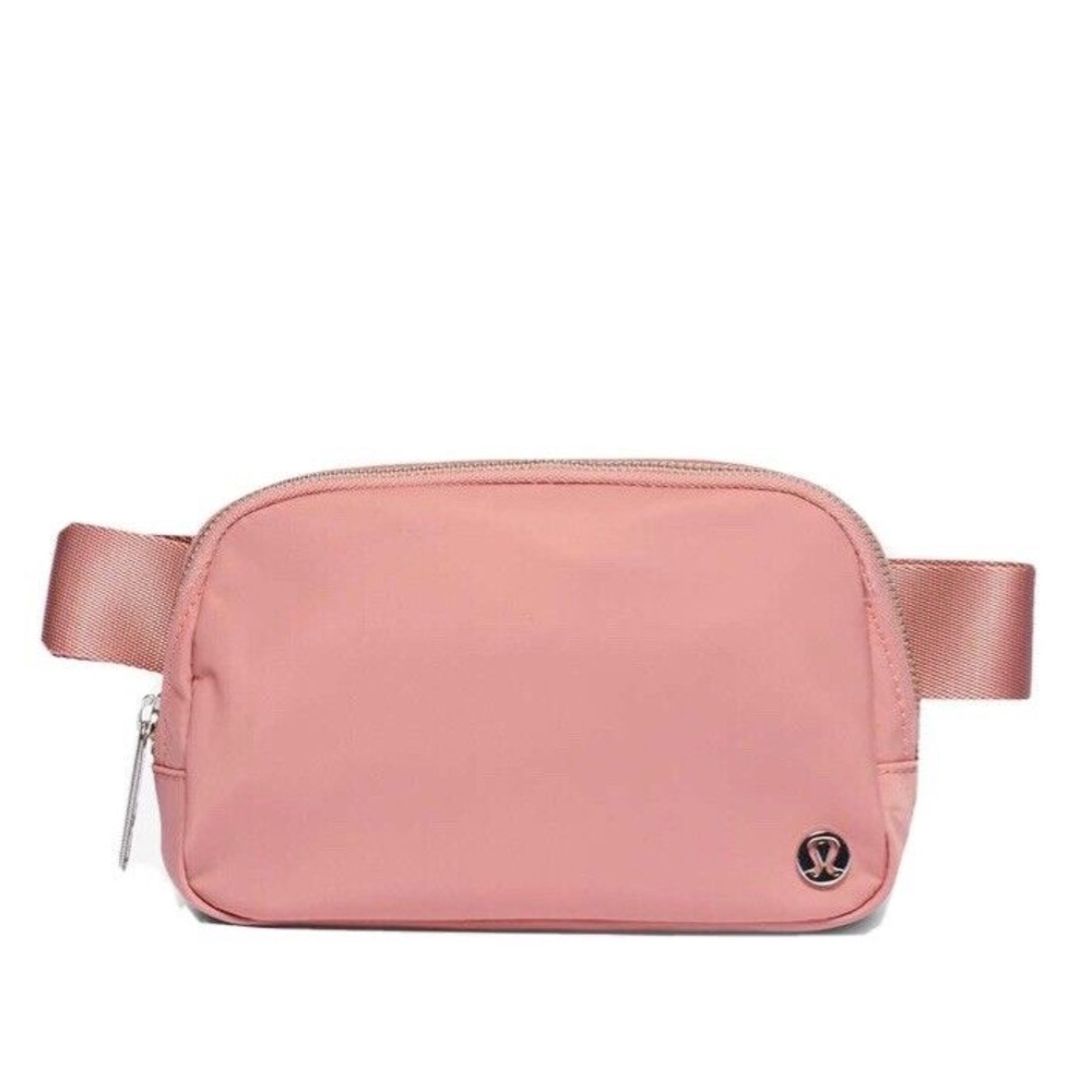 Lululemon belt bag in rose gold